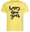 Men's T-Shirt Happy New Year Curvy cornsilk фото