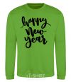 Sweatshirt Happy New Year Curvy orchid-green фото