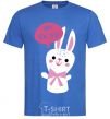 Men's T-Shirt Happy New Year rabbit royal-blue фото