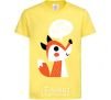 Kids T-shirt Happy New Year fox cornsilk фото