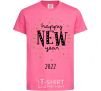 Kids T-shirt Happy New Year 2020 Firework heliconia фото