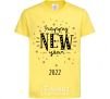 Kids T-shirt Happy New Year 2020 Firework cornsilk фото