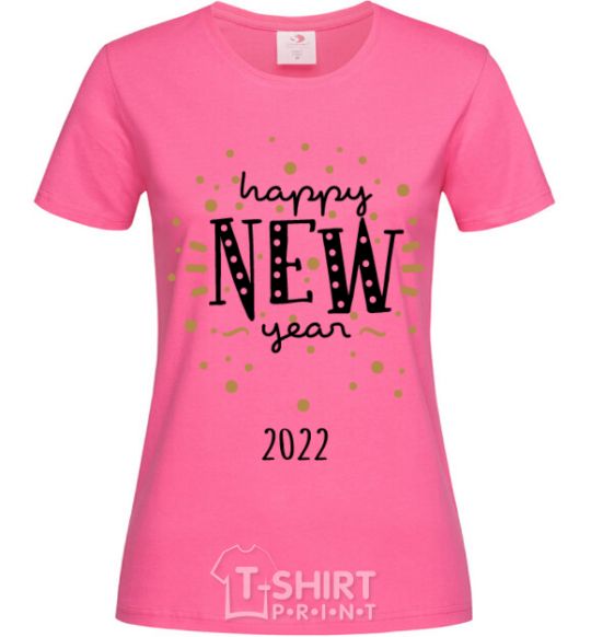 Women's T-shirt Happy New Year 2020 Firework heliconia фото