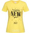 Women's T-shirt Happy New Year 2020 Firework cornsilk фото