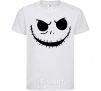 Kids T-shirt Face with mouth sewn up White фото