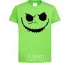Kids T-shirt Face with mouth sewn up orchid-green фото