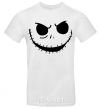 Men's T-Shirt Face with mouth sewn up White фото