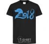 Kids T-shirt Year of the dog 2018 black фото