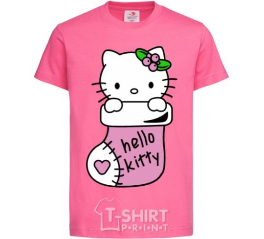 Kids T-shirt New Year Hello Kitty heliconia фото