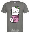 Мужская футболка New Year Hello Kitty Графит фото