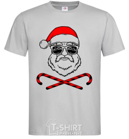 Men's T-Shirt Santa Claus hoho swag grey фото