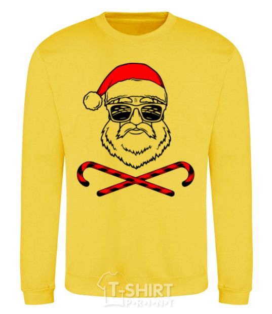 Sweatshirt Santa Claus hoho swag yellow фото
