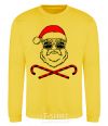 Sweatshirt Santa Claus hoho swag yellow фото