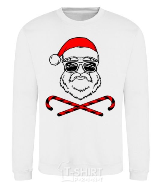 Sweatshirt Santa Claus hoho swag White фото
