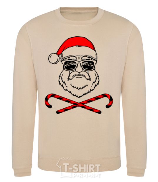 Sweatshirt Santa Claus hoho swag sand фото