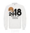 Sweatshirt 2018 Year of the dog White фото