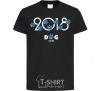 Kids T-shirt 2018 dog year black фото
