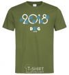 Men's T-Shirt 2018 dog year millennial-khaki фото