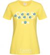 Women's T-shirt 2018 dog year cornsilk фото