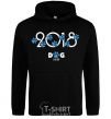 Men`s hoodie 2018 dog year black фото