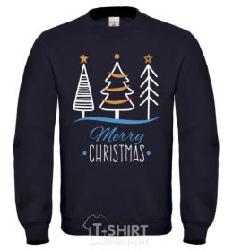 Sweatshirt Merry Christmas inscription black фото