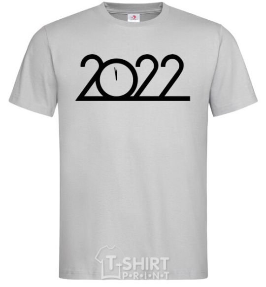 Мужская футболка Надпись 2022 год Серый фото