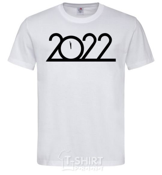 Мужская футболка Надпись 2022 год Белый фото