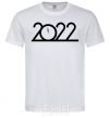 Мужская футболка Надпись 2022 год Белый фото
