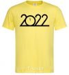 Мужская футболка Надпись 2022 год Лимонный фото