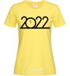 Женская футболка Надпись 2022 год Лимонный фото