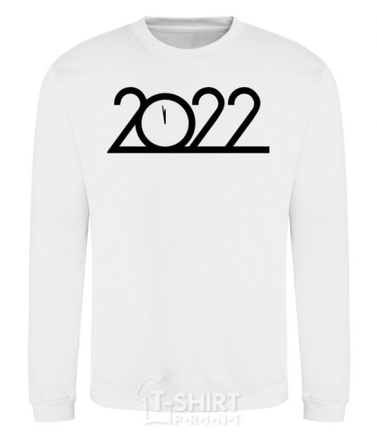 Sweatshirt Inscription 2022 White фото