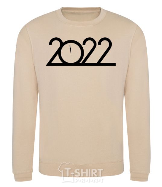 Sweatshirt Inscription 2022 sand фото