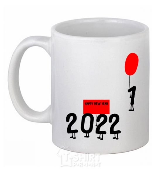 Ceramic mug 2022 is coming White фото