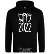 Men`s hoodie Happy 2020 black фото