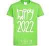 Kids T-shirt Happy 2020 orchid-green фото