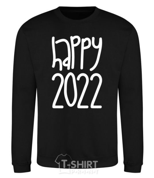Sweatshirt Happy 2020 black фото