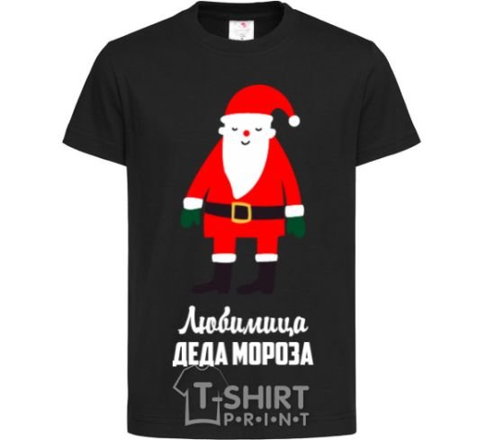 Kids T-shirt Santa's favorite black фото