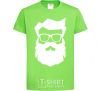 Kids T-shirt Modern Santa orchid-green фото
