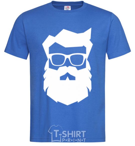 Men's T-Shirt Modern Santa royal-blue фото