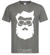 Men's T-Shirt Modern Santa dark-grey фото