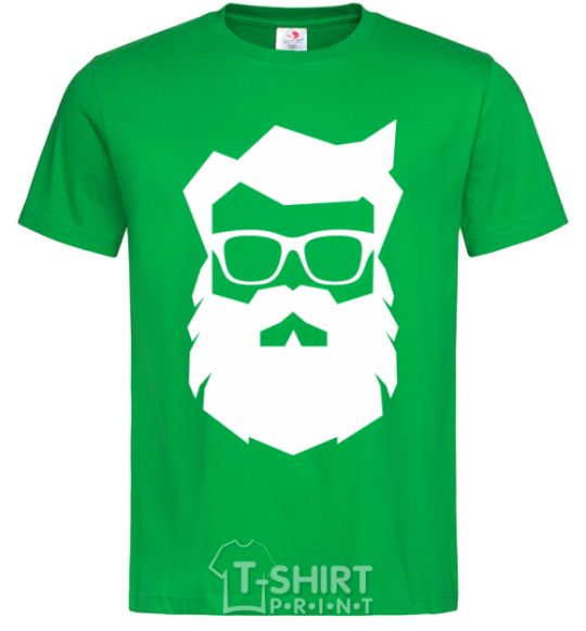 Men's T-Shirt Modern Santa kelly-green фото