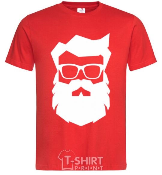 Men's T-Shirt Modern Santa red фото
