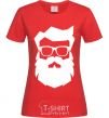 Women's T-shirt Modern Santa red фото