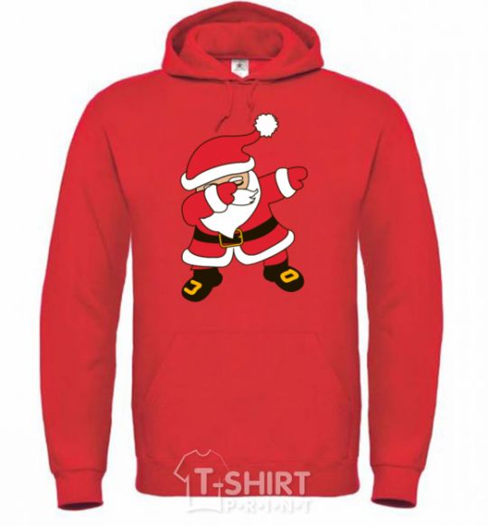 Men`s hoodie Hype Santa bright-red фото