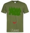 Men's T-Shirt Forest and fox millennial-khaki фото