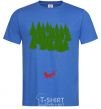 Men's T-Shirt Forest and fox royal-blue фото