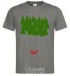 Men's T-Shirt Forest and fox dark-grey фото
