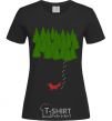Women's T-shirt Forest and fox black фото
