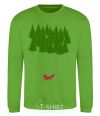 Sweatshirt Forest and fox orchid-green фото