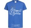 Детская футболка Popping botles Ярко-синий фото